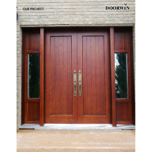 Solid wood material Custom Made French Cheap and Good Quality Entry Casement doors